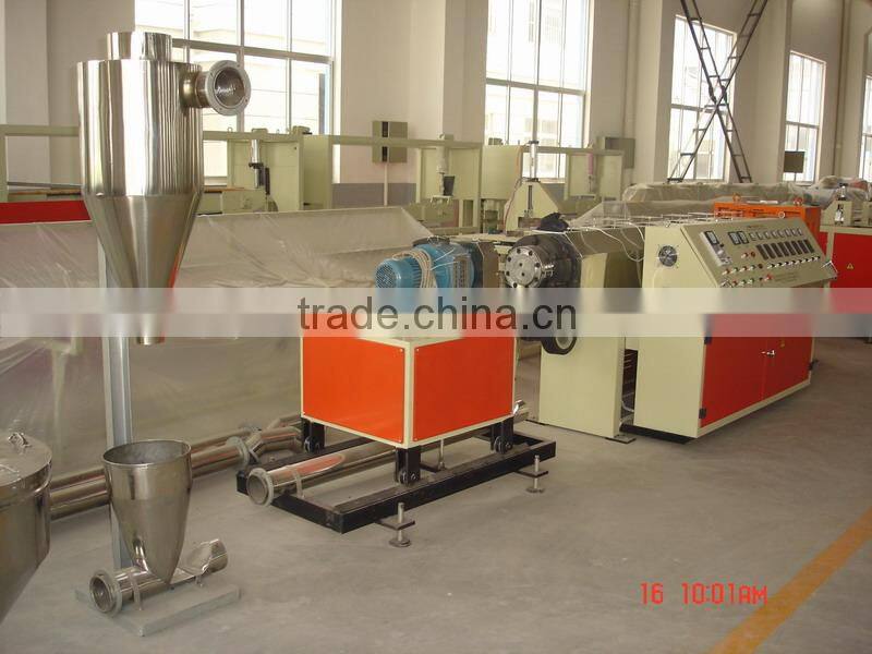 Plastic PVC granule extruding line