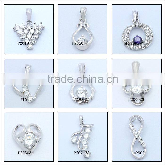 Wholesale 925 sterling silver circle pendant