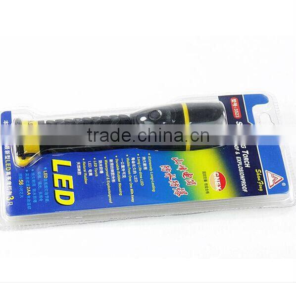 waterproof rubber flashlight mini led flashlight