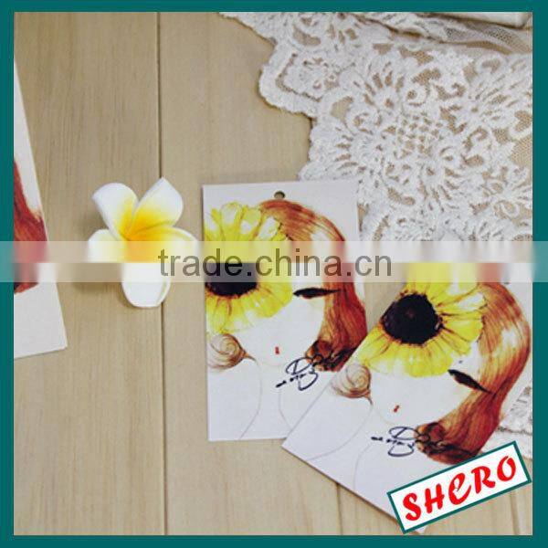 fashion custom paper hang tags for clothing