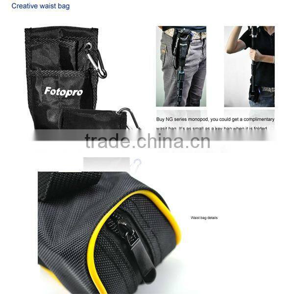 Fotopro 4 sections 25mm diameter with ball head professional aluminum monopod