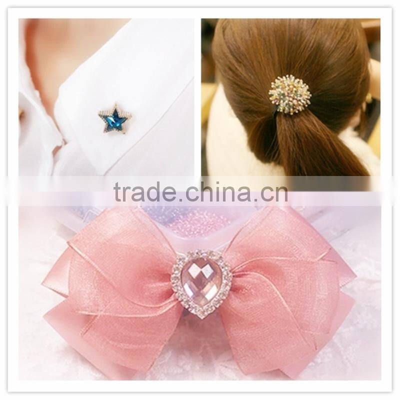 wholesale fashion fancy crystal rhinestone sewing buttons