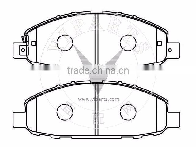High quality warranty 41060-VW085 D1253 Japanese car caravan urvan E25 brake pads