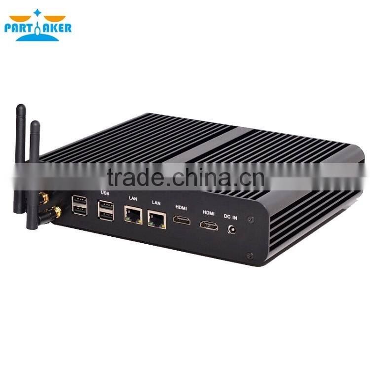 Intel Core i7 5500u Fanless Dual Lan Mini PC Computer with Dual HD Dual COM