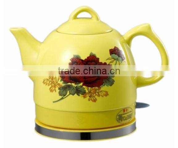 antique water kettle/mini ceramic electric portable tea kettle 0.8L