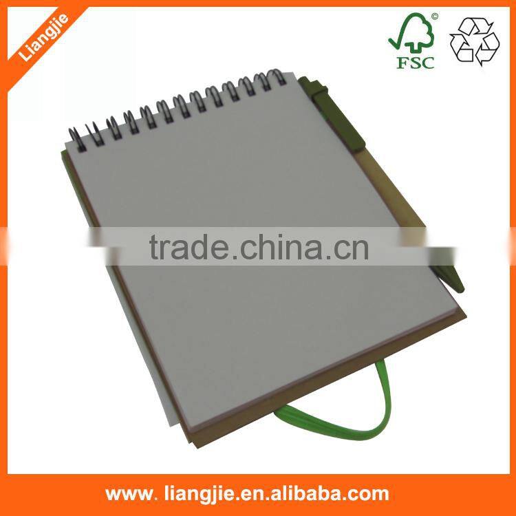 Eco kraft paper Arrow sticky note pad in Recycled Case