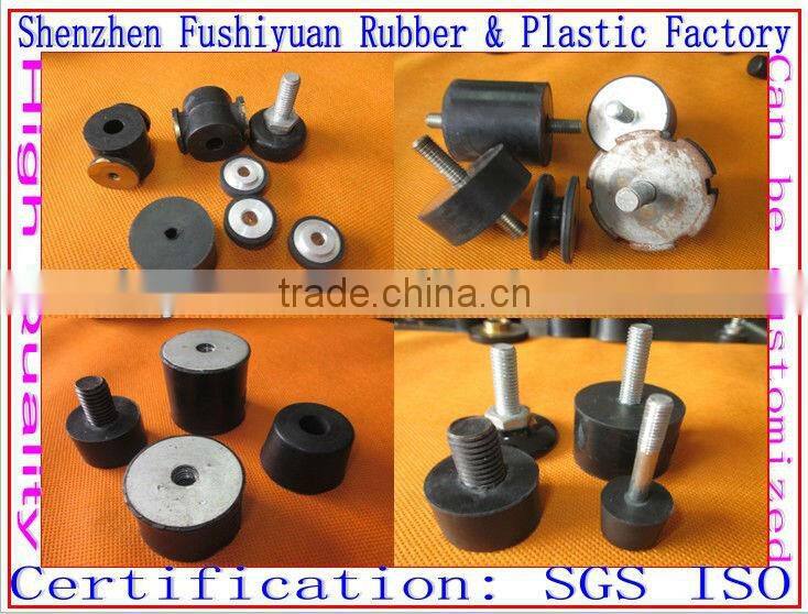 M4 M8 M10 motor silicone shock absorber factory Vibration M damping mounts with galvanised oval base vibration absorbing mounts