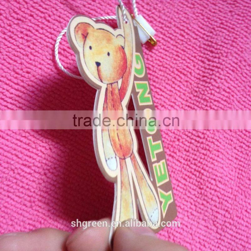 cardboard paper hangtag,beautiful printing swing tag