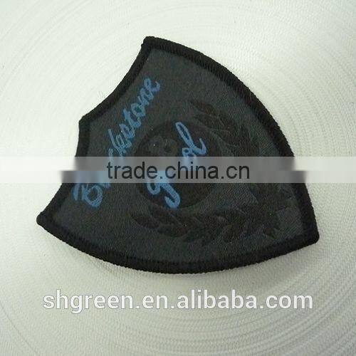 twill woven emblem for suit lapel