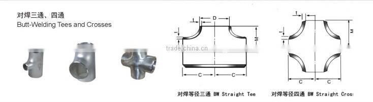 Customerized ODM & OEM Carbon Steel Pipe Reducing Tee with High Quality and Competitive Price