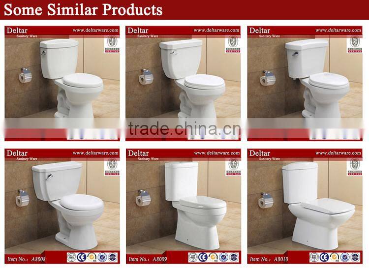 Chaozhou manufacturer combination toilet bidet , P trap two piece toilet, best competitive wc toilet price