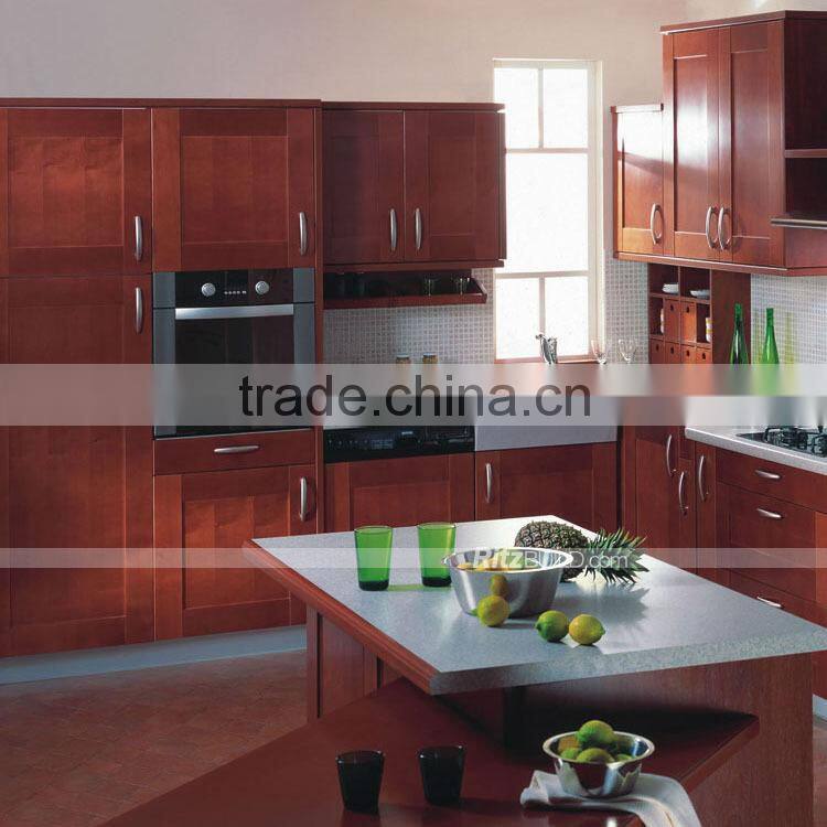 2015 Fashion Beech Wood Kitchen Cabinet
