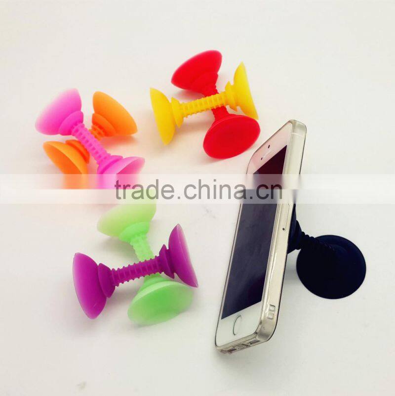 Promotion silicone suction cup holder for mobile phone