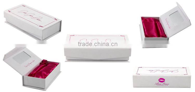 China manufacturers custom logo printed cosmetic makeup pretty lipstick packaging with mirror