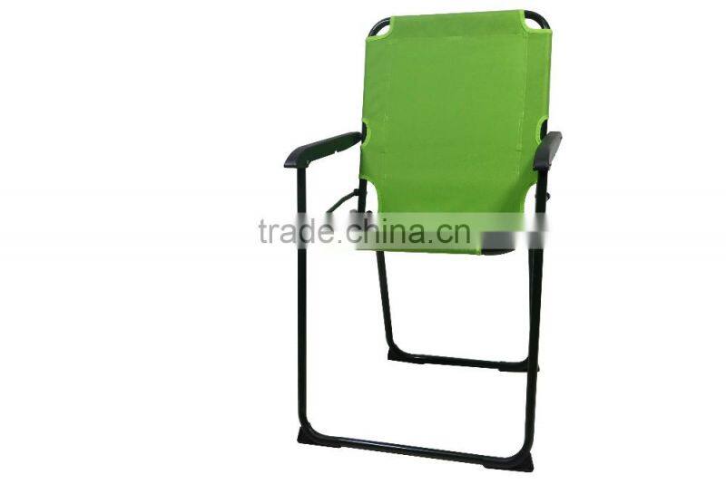 Outdoor double long chair lounge chair with wooden armrest