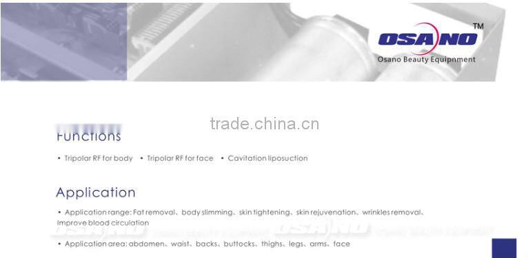 osano 2015 rf radio frequency 3 mhz slimming + ultrasonic cavitation machine LM-VR100