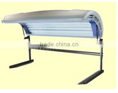 Zhengjia vertivcal type tanning bed solarium with 16pcs canopy lamps
