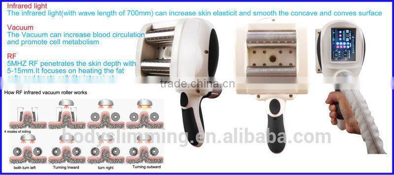 Best Selling!!! Laser Pads + RF + Vacuum Auto Roller + Photon + Cavitation 40K System Used Vacuum Slimming Machine