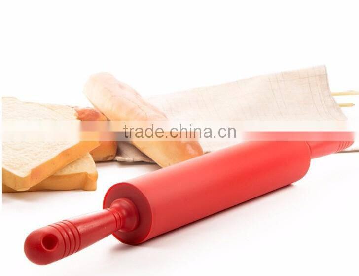 Kitchen Baking Tool Mini Flour Dough Novelty Fondant Silicone Rolling Pin