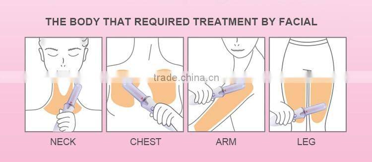 Mini portable facial equipment wrinkle removal facial massager wand with massage cream