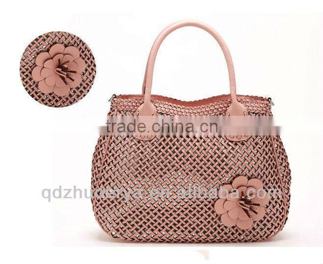 PU handmade tote bag for women in 2015