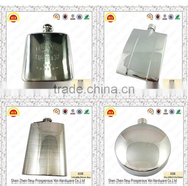 8 oz Stainless Steel Water Liquor Alcohol Hip Flask