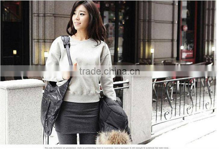 New Arrival Sexy Women Soft Stretch Cotton Band Skirt Leggings High Waist Yoga Pant Lounge