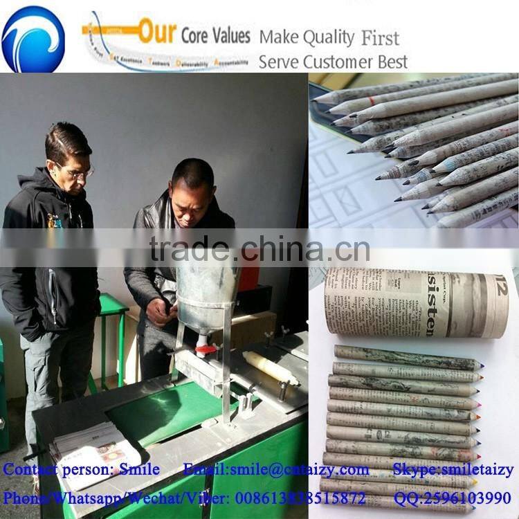 one person needed to operate high efficiency paper pencil making machine