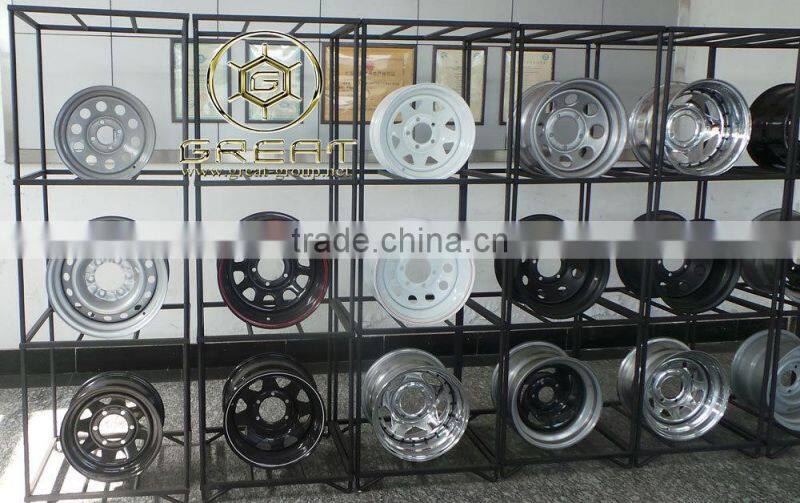 Hot selling automobile rims steel wheel rims 16 inch