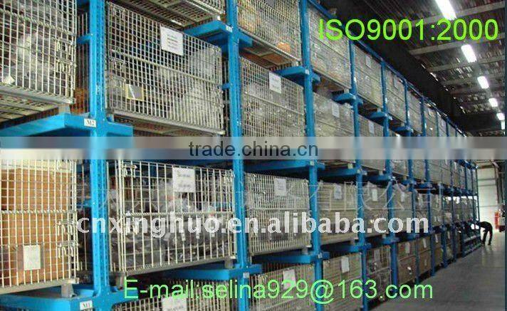 European stackable wire bins