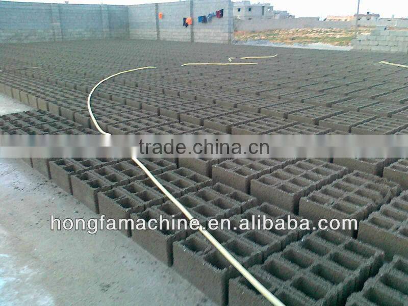 mobile no pallets block machine / ground forming block machine / mobile concrete hollow brick making machines JQM6-30