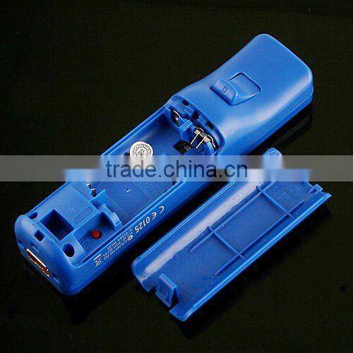 Wireless Remote Control with Silicon Skin for Nintendo Wii Dark Blue