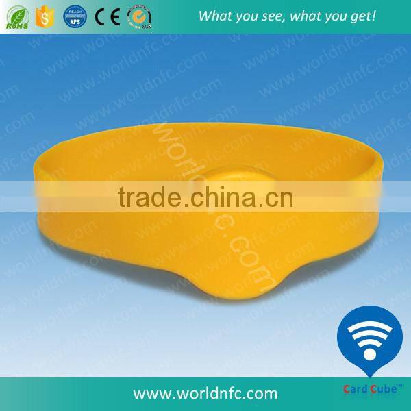 UHF RFID Writable Plastic PVC Wristband