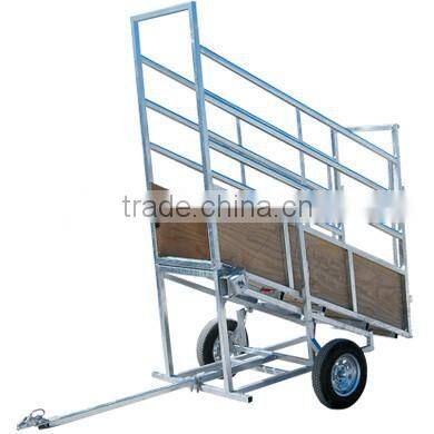 mobile cattle loader loading ramp