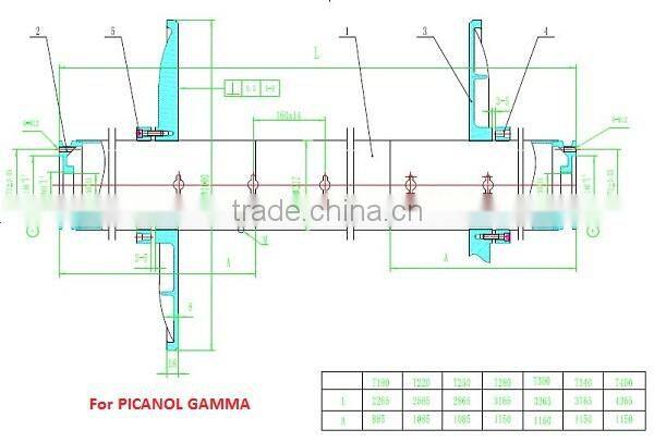 High quality weaving loom beam for Looms with projectile