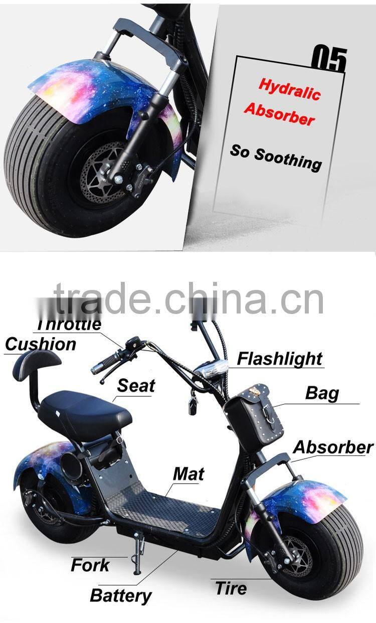 HLX5 App Control Led Indicator Harley Quinn Electric Scooter