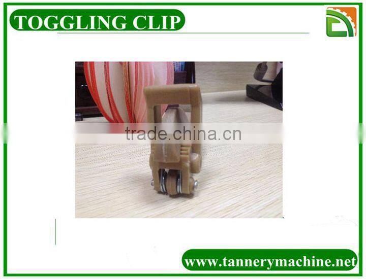 the toggling machine clip use in tannery industry