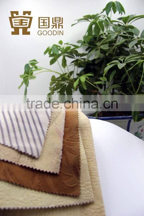 ITALIAN TEXTILE VELVETEEN WITH PRINTED FLOCKING