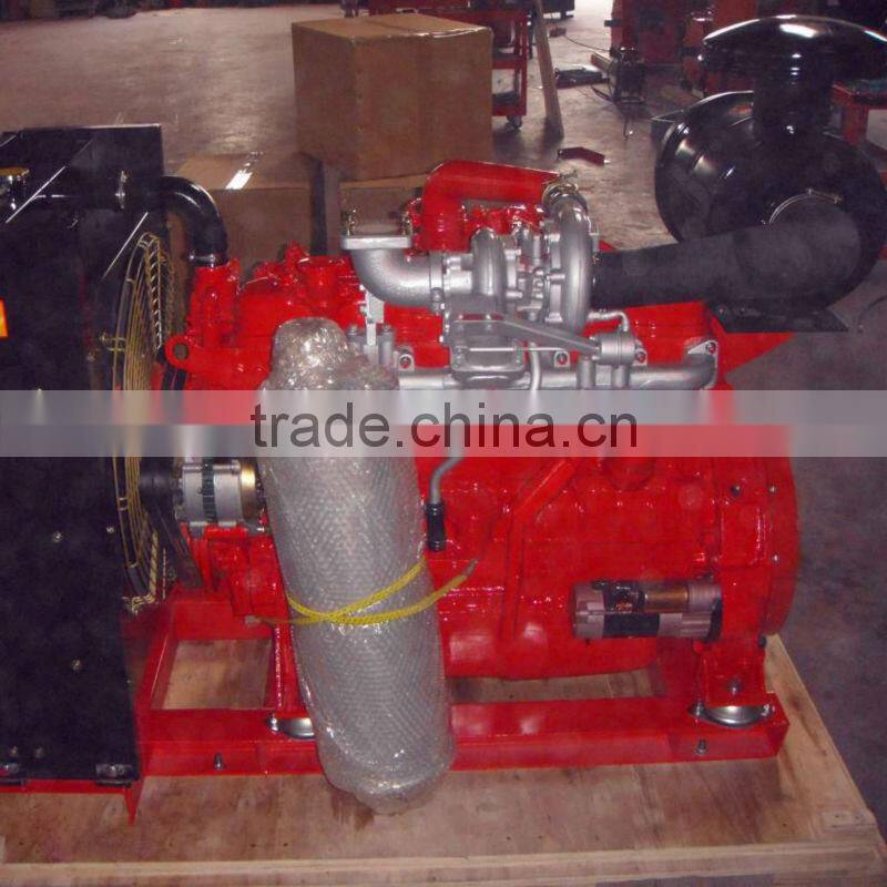 New fire fighting equipment with 6 cylinders diesel engine 6102BZS