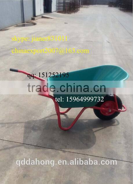 Popular and Durable Plastic Industrial Wheelbarrow WB5009 with Foam wheel