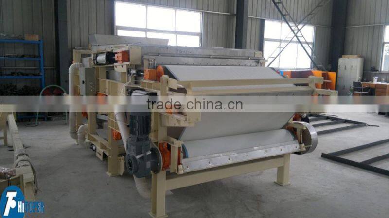 24 hours continuous work screw filter press for activated sludge deewatering