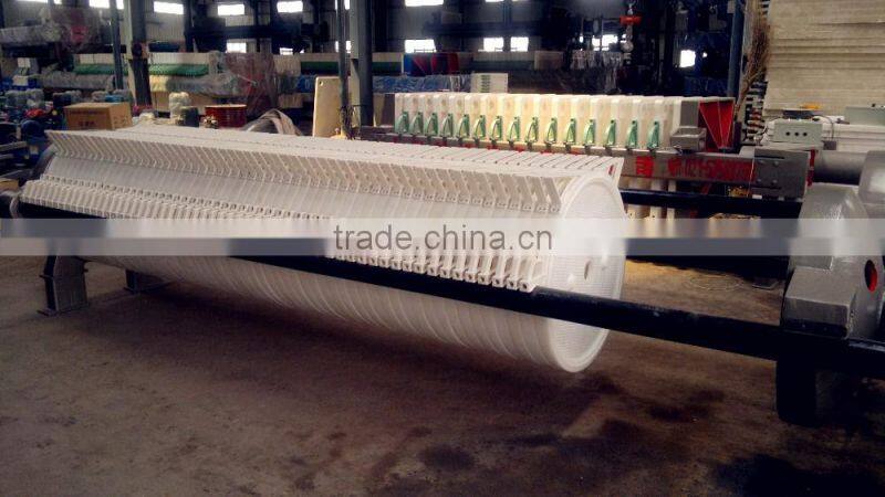 800 round plate filter press