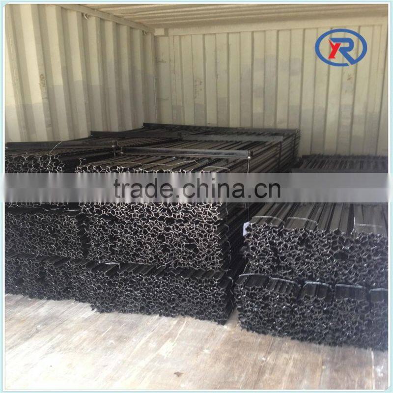 metal y shaped fence post