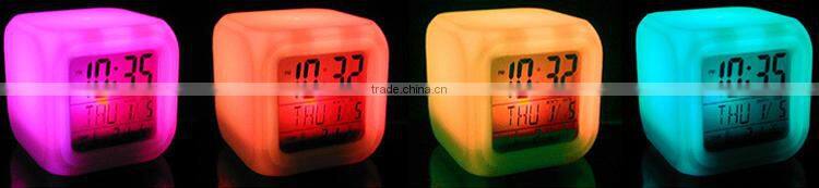 led color changing clock digital alarm clock promotional gift alarm clock home decoration clock