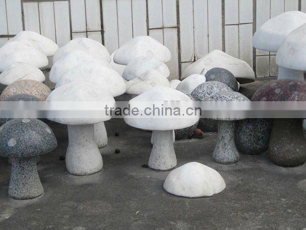 white mushroom stone