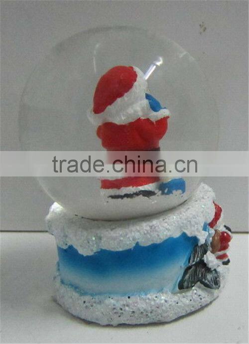 Christmas santa custom mini snow globe