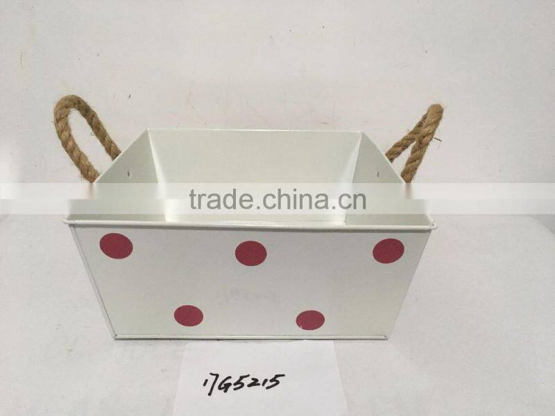 china best sellers home garden colorful iron metal hanging plant flower pot and metal planters