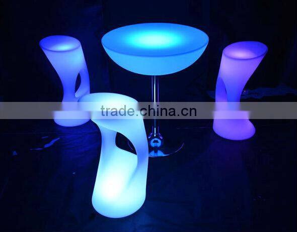led bar chair Rechargeable wireless 16 color change LED bar stool