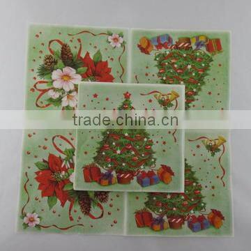 Christmas paper dinner napkin tissue