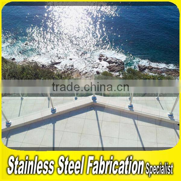 Fabrication Project Home Stair Stainless Steel Plexiglass Roof Deck Railing